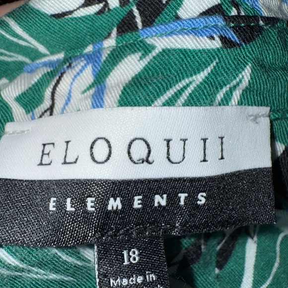 Eloquii Emerald Blouse - Picture 7 of 10